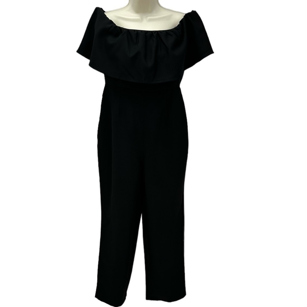 Sam Edelman Off The Shoulder Jumpsuit - Black - Size 6